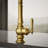 Artifacts Touchless and Voice-Activated Pull Down Kitchen Sink Faucet with Three-Function Sprayhead-89476899