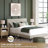 Marmion Upholstered Bed With Roll Slats-99374592