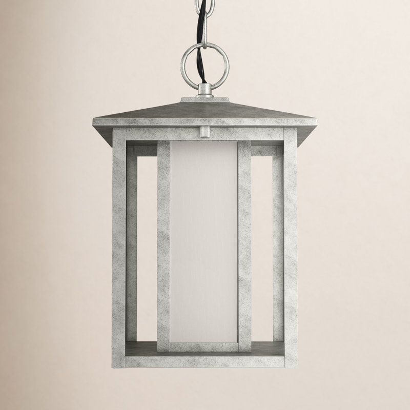 Vermont Outdoor Pendant, Weathered Pewter, No