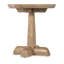 Vineyard Row Round Pedestal End Table