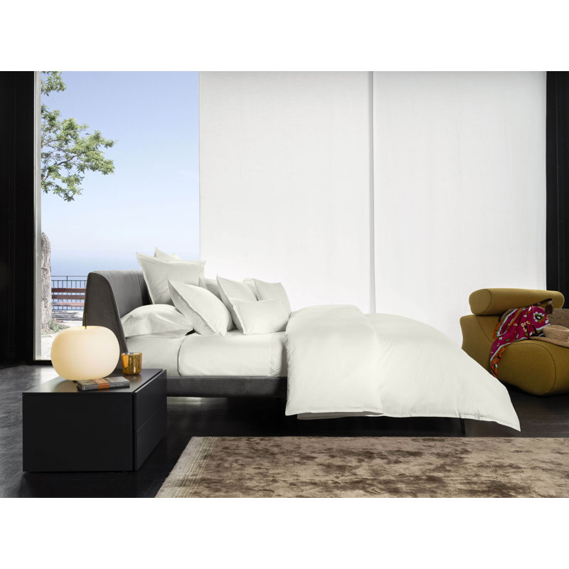 Lineare Duvet Cover, King Duvet Cover, Ivory