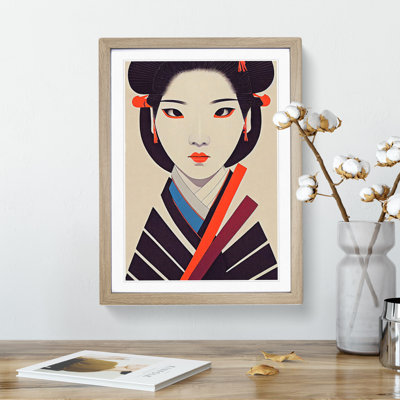 View Of A Geisha No.1 - Single Picture Frame Print
