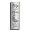 Art mural en métal luxueux «Love You To The Moon and Back» par Cindy Jacobs, 12 po x 36 po-114972367