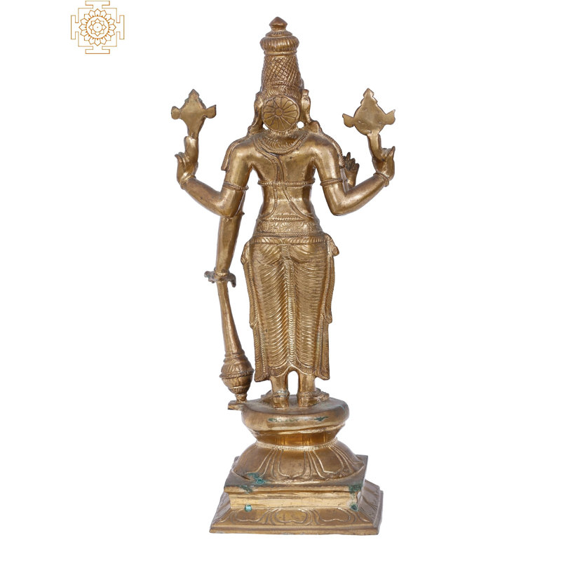 Sculpture du lord Vishnu