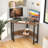 Danielys Corner Metal Base Writing Desk with Power Outlet-1180811210