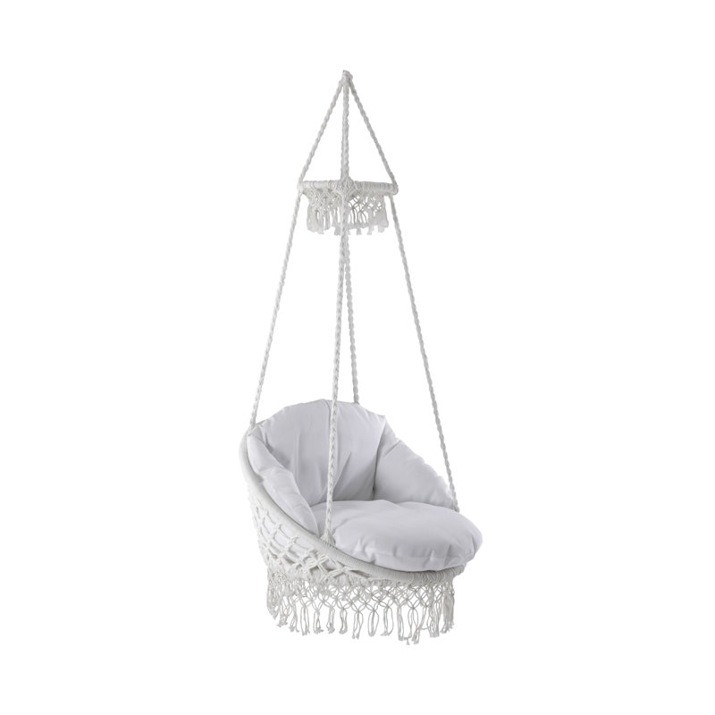 Trace Hanging Chair, White