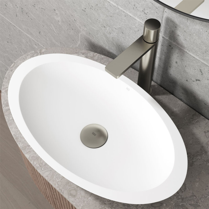 Pop-Up Bathroom Sink Drain, Brushed Nickel