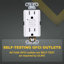 Prise de courant de 15 ampères résistante au sabotage GFCI-50251992-50252549