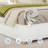 Cloud Bed Frame, Teddy/Corduroy Upholstered Low Platform Bed with Solid Wood Legs, No Box Spring Required-2127972456-2127972461