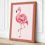 Flamingo in Bloom Botanical - Wrapped Canvas-941249499-941249507