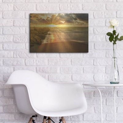 «Cartagena Sun Burst» par Mark A Paulda, art mural en métal