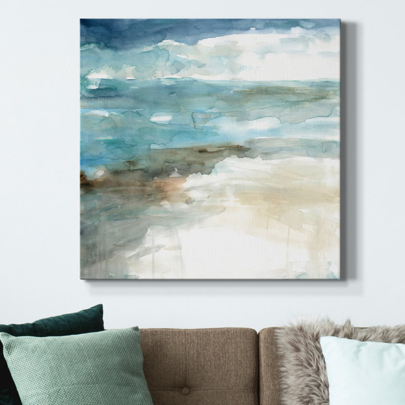 Shimmering Sea and Shore - Impression sur toile tendue, H 24 po x l 24 po x P 1 po