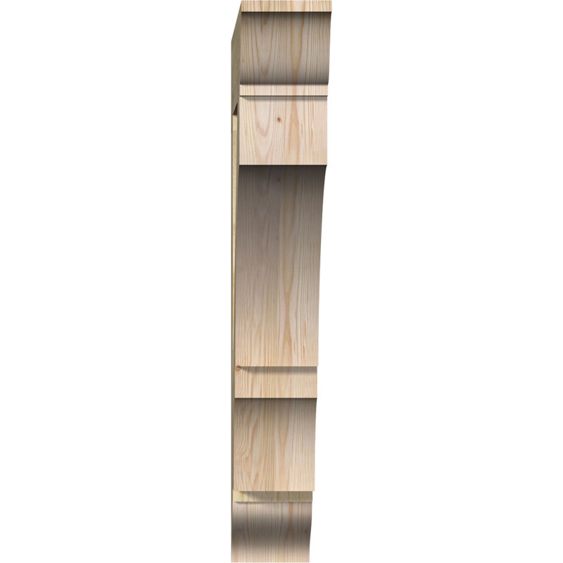 H 6 l x P, Sapin Douglas scié brut, L 6 po x P 34 po x H 40 po