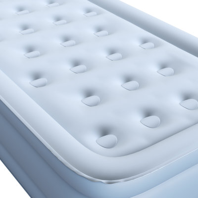 Matelas gonflable surélevé Beautyrest Posture Lux, pompe à air électrique, vinyle résistant à la perforation