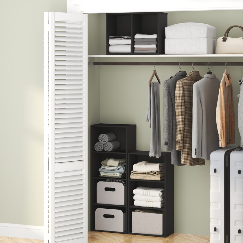 Rangement polyvalent à 2 niveaux Shavon, H 21 po x l 16 po x P 9 po, White