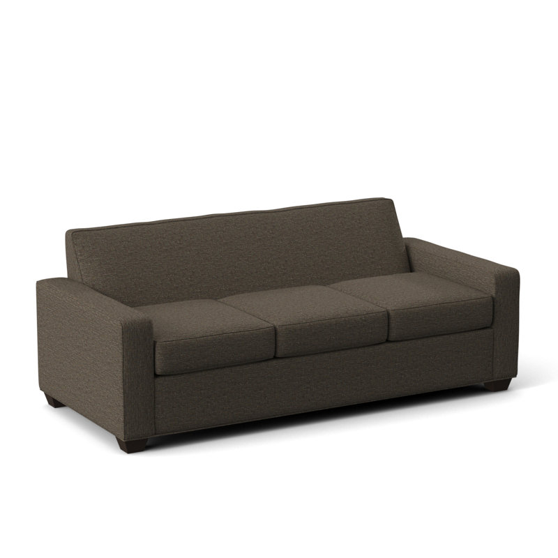 Avery 80" Square Arm Sofa with Reversible Cushions, Cafelle, Elliot Caribou