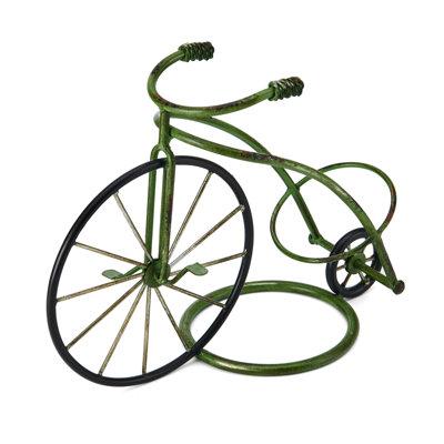 Elements Wine Bottle Rack in Black/Green