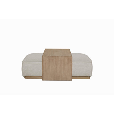 Ottoman & Tray Table - Gray