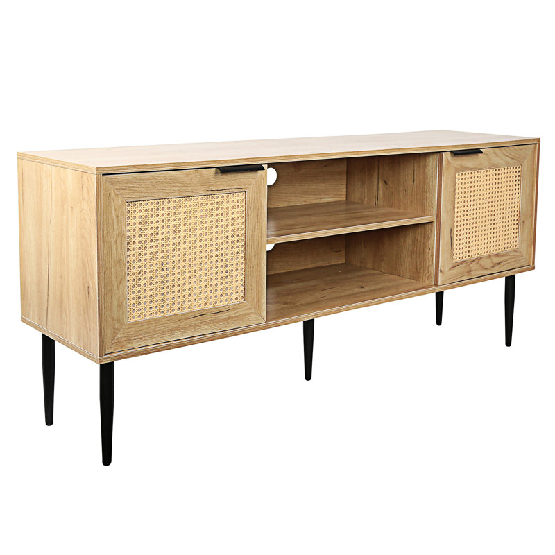 Meuble télé en bois pour téléviseur de 65 po ou moins