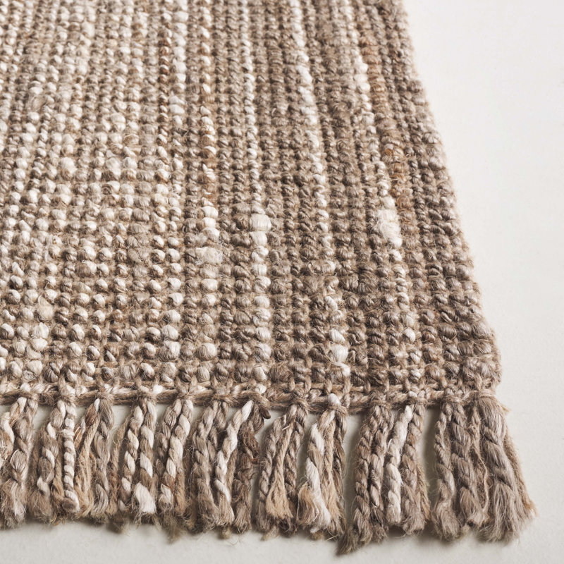 Natural Fiber Flatweave Jute Rug, Rectangle 5' x 8'