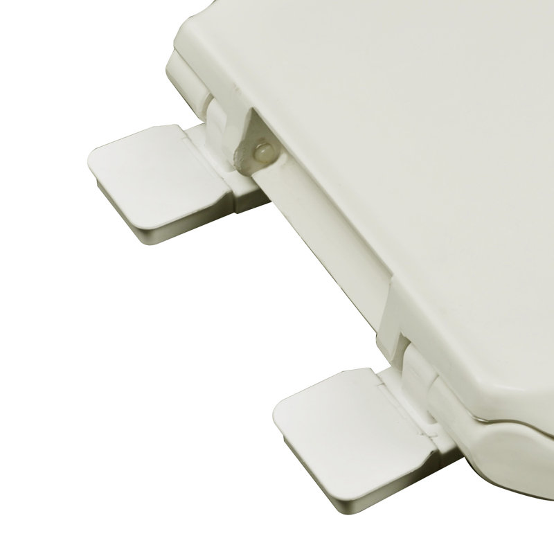 Round Toilet Seat and Lid, Biscuit/Linen