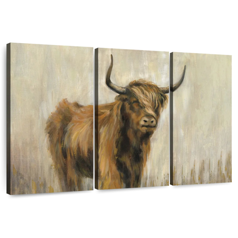 Highland Mountain Cow I, 20" H x 33" W