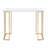 White And Gold Writing Desk