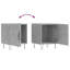 Couey 40cm W Iron Bedside Table-1457605836