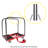 Ensemble de barre d'extension pour chariot Snap-Loc E-Track
