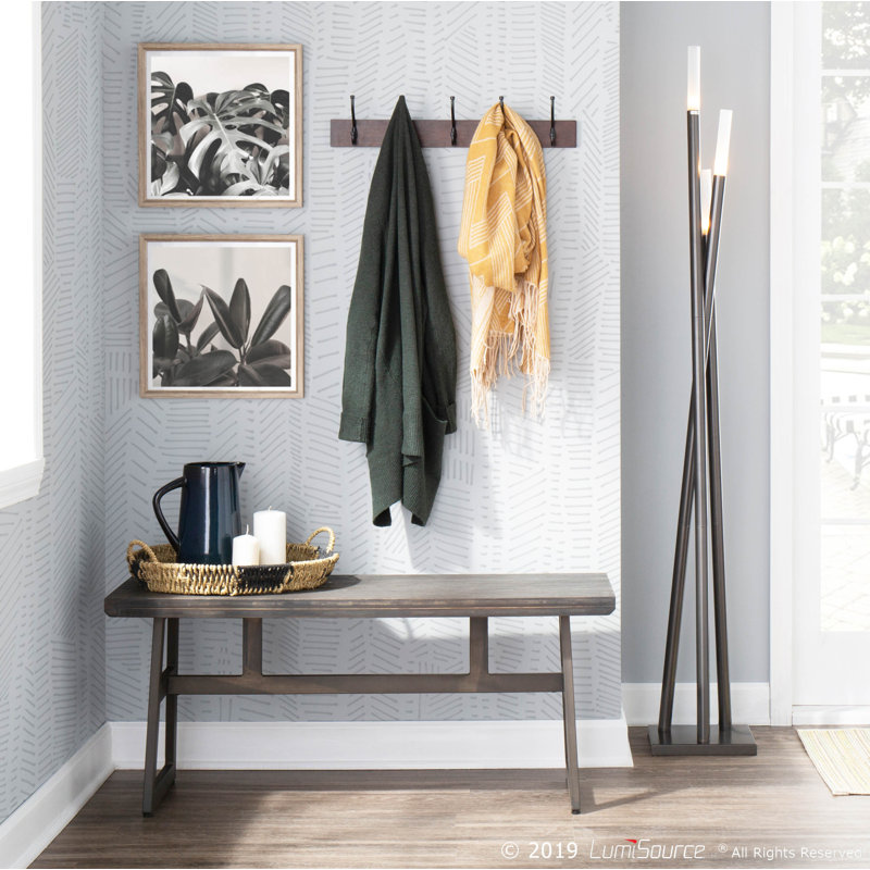 67'' Novelty Floor Lamp, Brushed Nickel