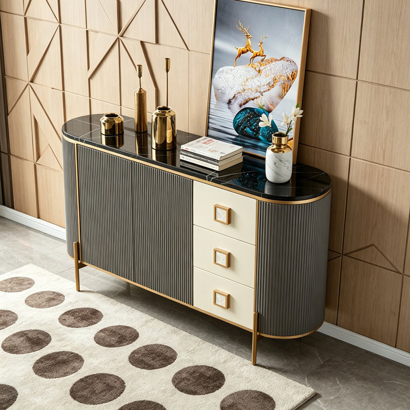 Buffet moderne moderne et multifonctionnel, Grey