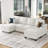 Anjana Chenille Storage Sofa Modular Sectional Sofa Bed With Removable Cushion Cover-1104095946