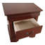 Table de chevet 2 tiroirs LouisPhillipe, cerisier-155909034
