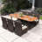 6-Person Patio Dining Set With 86.3"-109.4" Long Extended Acacia Wood Table