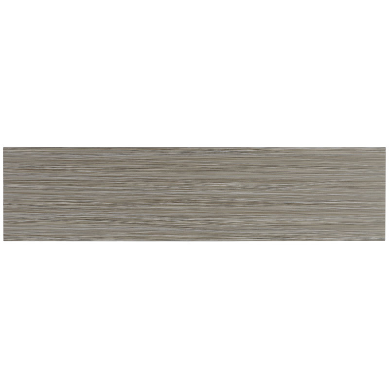 Fabrique 6" x 24" Porcelain Wood look Tile, Gris Linen