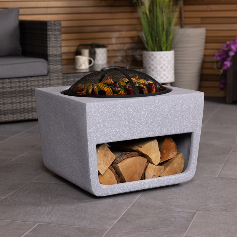 Cebrina Square Smokeless Fire Pit