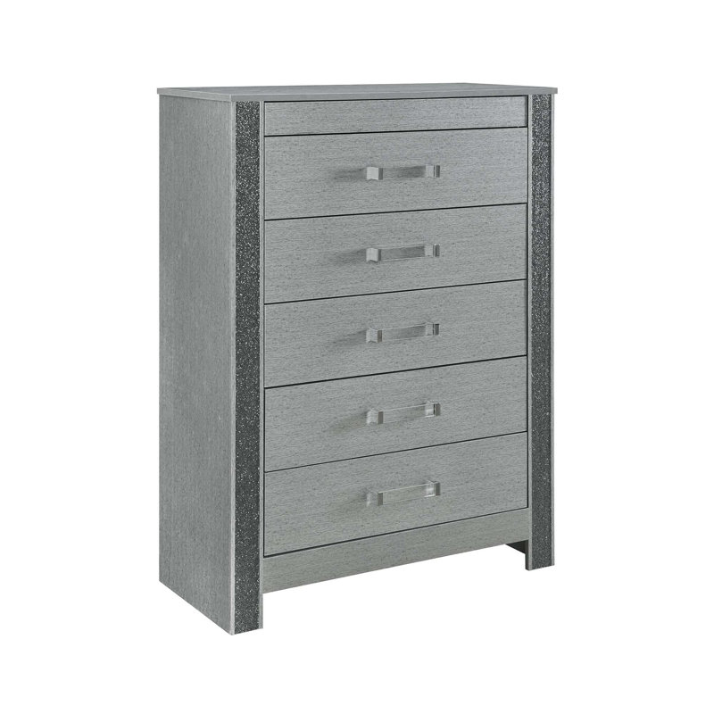 Commode argent Lorenzo