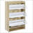 White 3-Tier Engineered Wood Shoe Cabinet-27802333