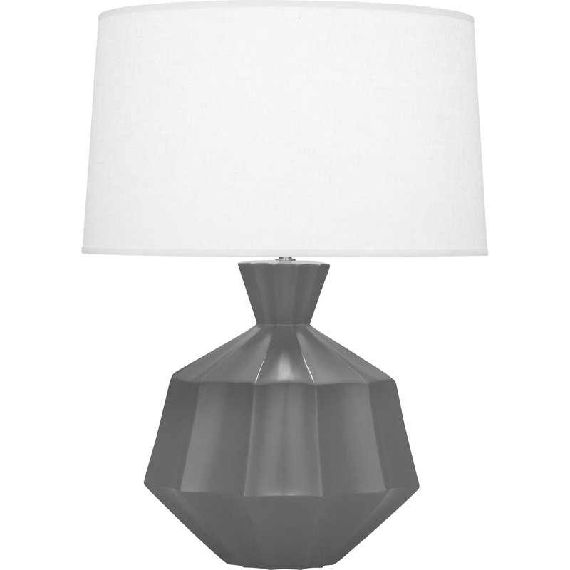 Small Orion Accent Lamp, Matte Ash, 27" H x 19.5" W x 19.5" D