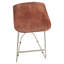 Bucyrus Upholstered Counter Stool with Metal Frame-1540806504