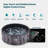 RELXTIME Inflatable Hot Tub 5 To 7 Person Round Hottub,Portable Outdoor Air Jet Spa 71'' X 71'' with Energy-saving Insulation Cover, 130 Bubble Massage Nozzles, 2 Filter Cartridges, 1 Floor Mats