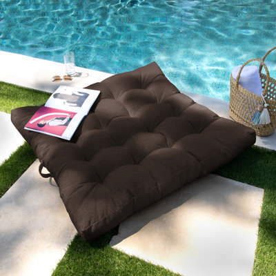 Sunbrella® Floor Square Indoor/Outdoor Pillow Cover & Insert