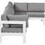 Canapé modulaire d'extérieur avec coussins 120 po Pacita-61209917-61209919