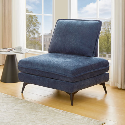 Upholstered Chenille Accent Chair