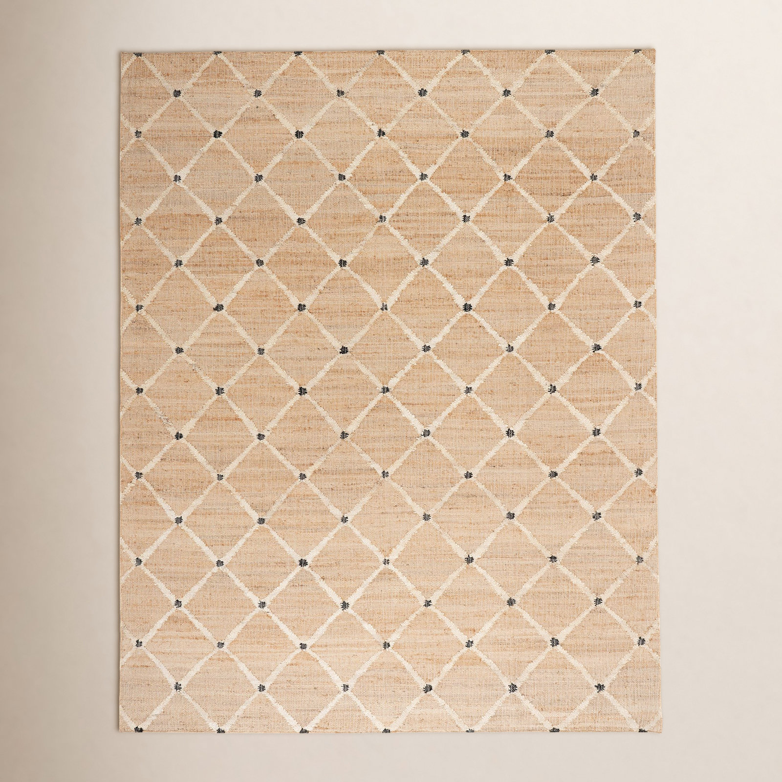 Kali Natural Handwoven Jute Rug, Natural, Rectangle 9'6" x 13'6"