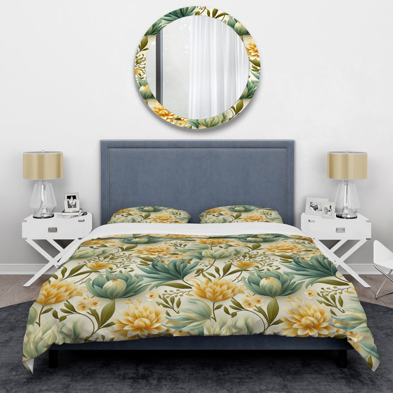 Literie discrète Oasis Boho, Housse de couette pour très grand lit et 2 très