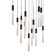 Magic LED Multi-Light Pendant With Piastra Crystal
