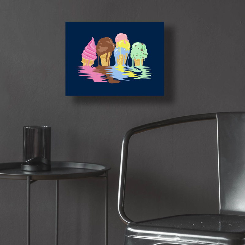 «Ice Cream Dreams» par Rachel Caldwell, H 12 po x l 16 po x P 0,13 po