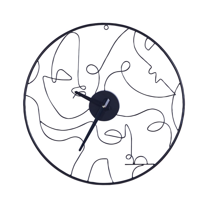 Nuru Iron Wall Clock