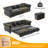 89" Pull-Out Sleeper Sofa Velvet Chesterfield Sofa Convertible Couch Bed-116937498